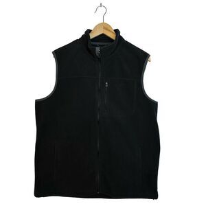 L.L. BEAN Black Polartec Vest Size Large Tall